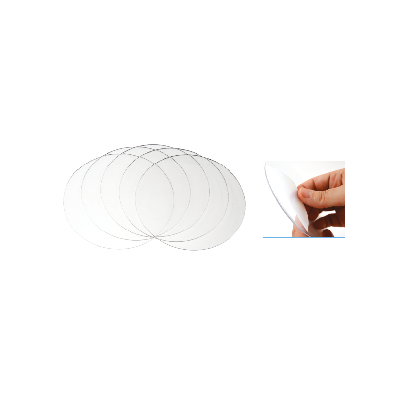 Płytka termoformowalna 0,76 mm x 125 mm (20 szt.) 3-warstwowa okrągła