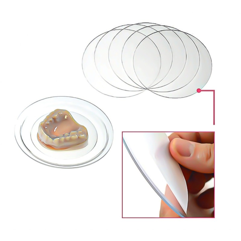 Płytka termoformowalna miękko/twarda 3 mm x 125 mm (10 szt.) okrągła