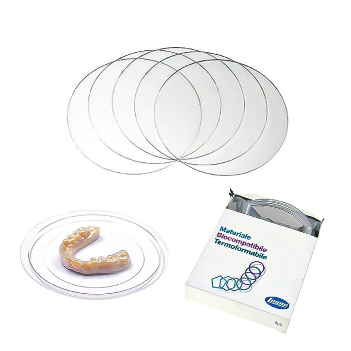 Płytka termoformowalna 0,8 x 125 mm (1000 szt.) okrągła Płytka termoformowalna 0,8 x 125 mm (1000 szt.) okrągła
